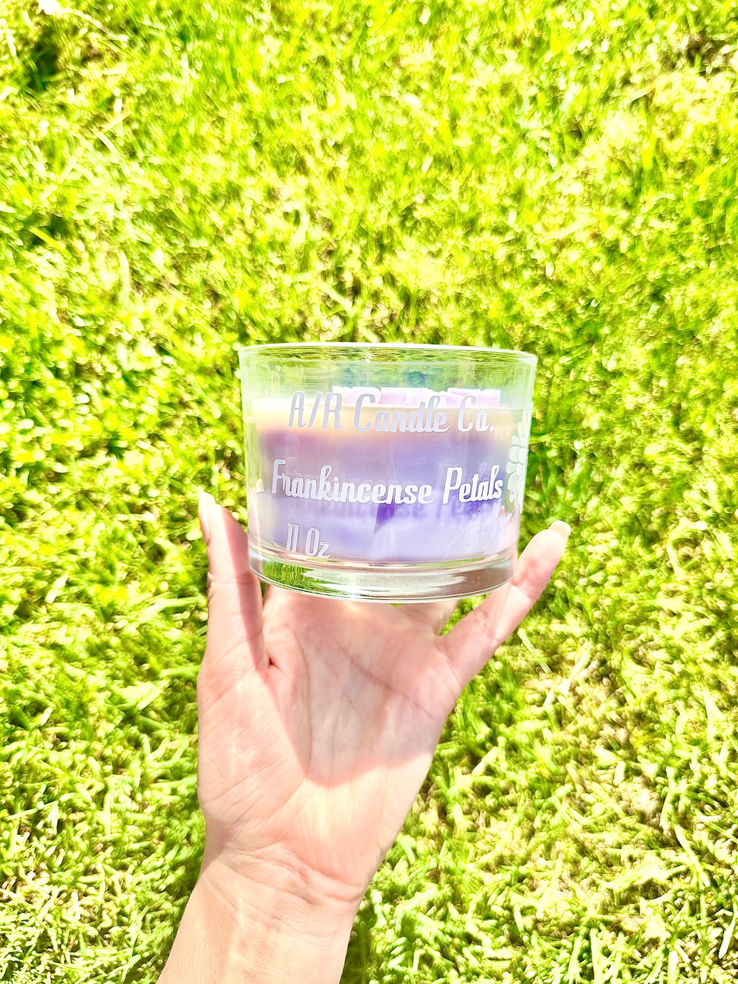 Frankincense Petals Candle - large 11oz candle