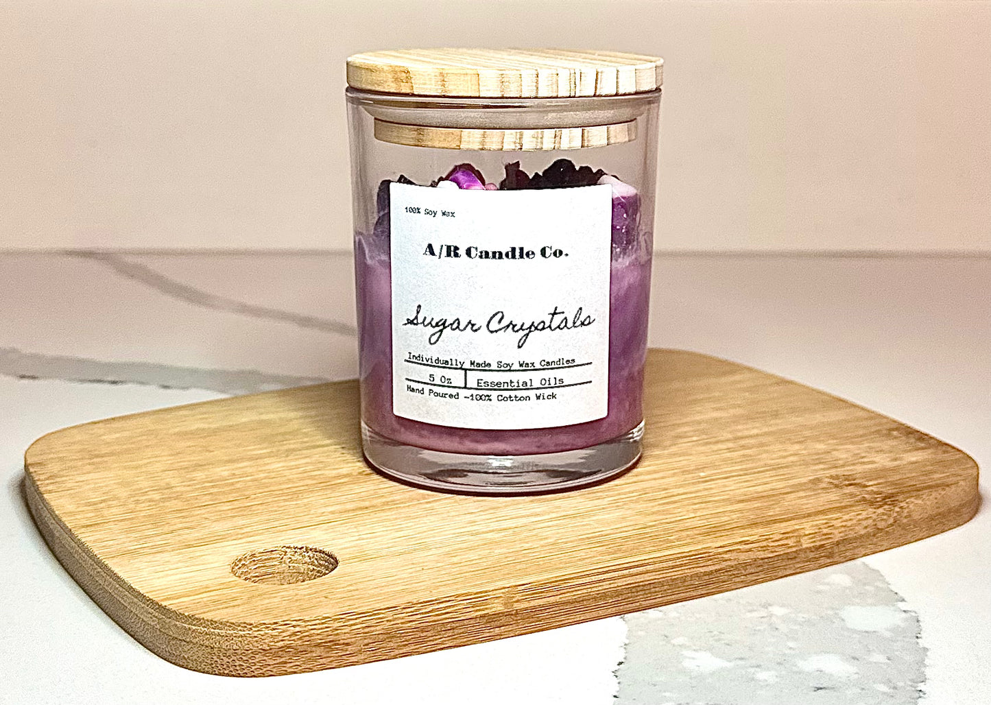 Sugar Crystals Candle - classic 5 Oz