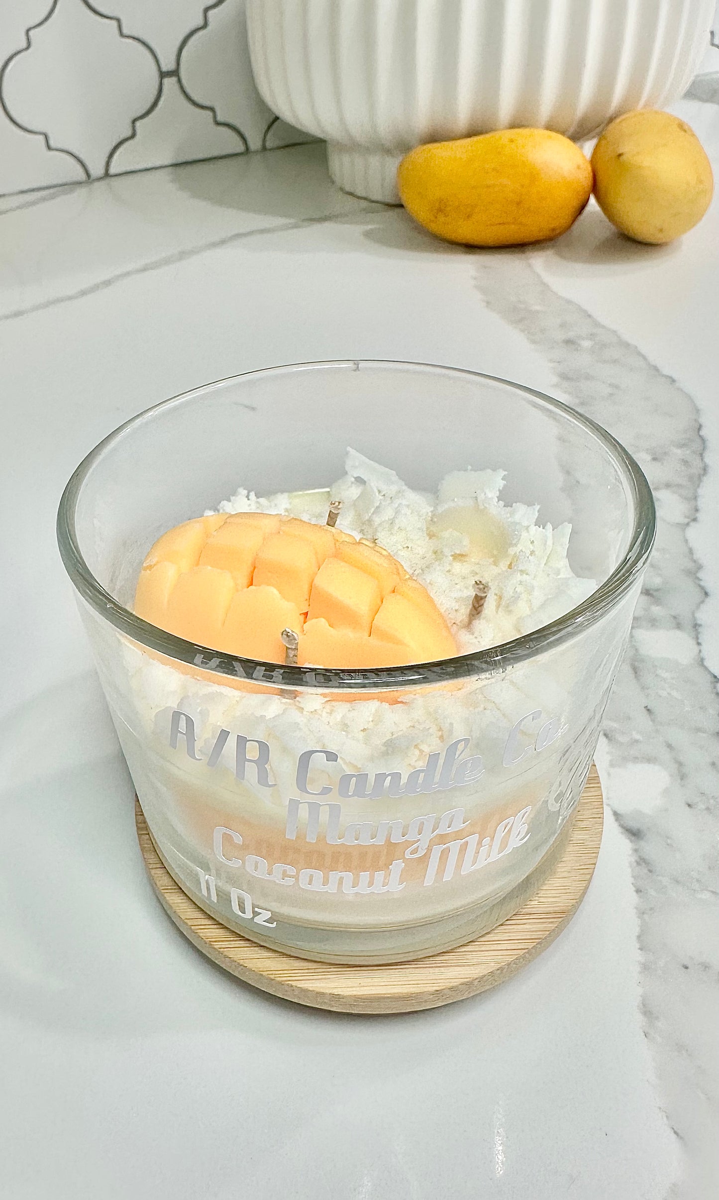 Mango & Coconut Milk Candle - Large 11 oz candle