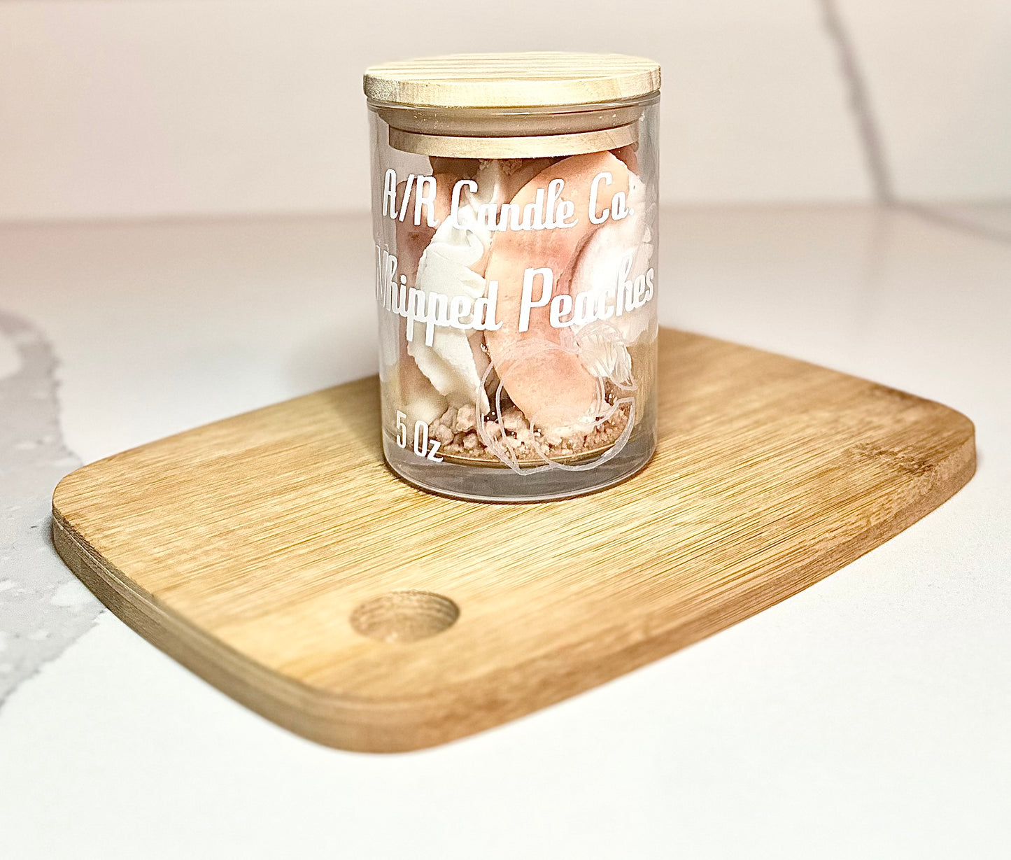 Whipped Peaches Candle - classic 5 Oz