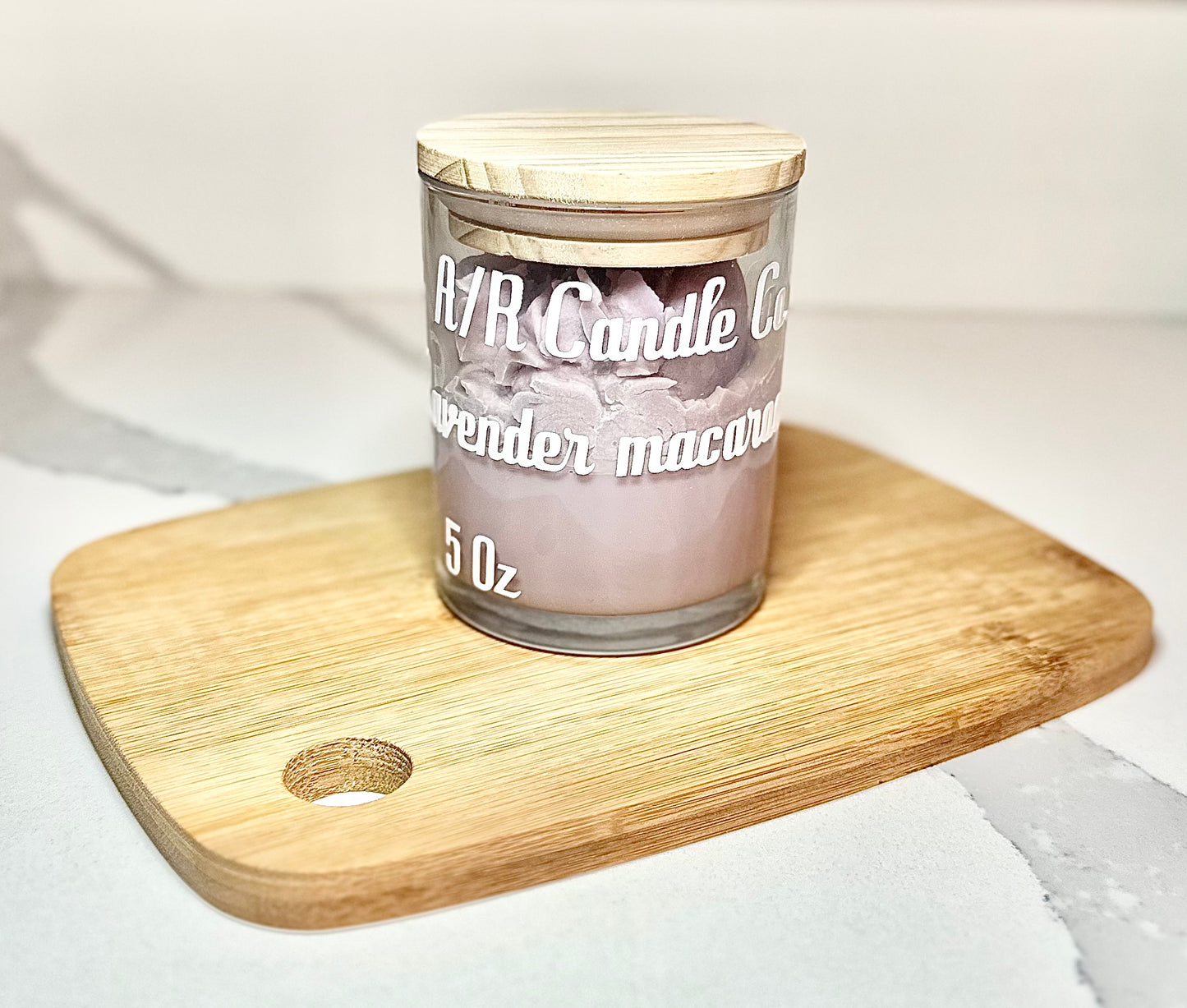 Lavender Macaroon Candle -Classic 5 Oz