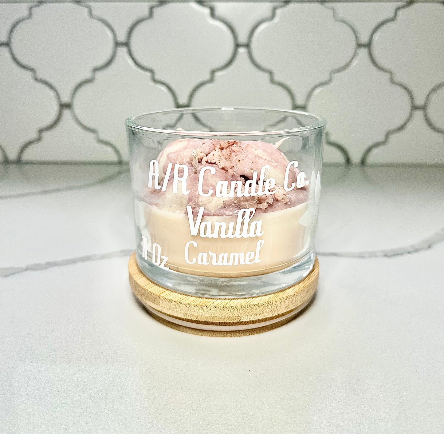 Vanilla Caramel Candle - large 11 oz Candle
