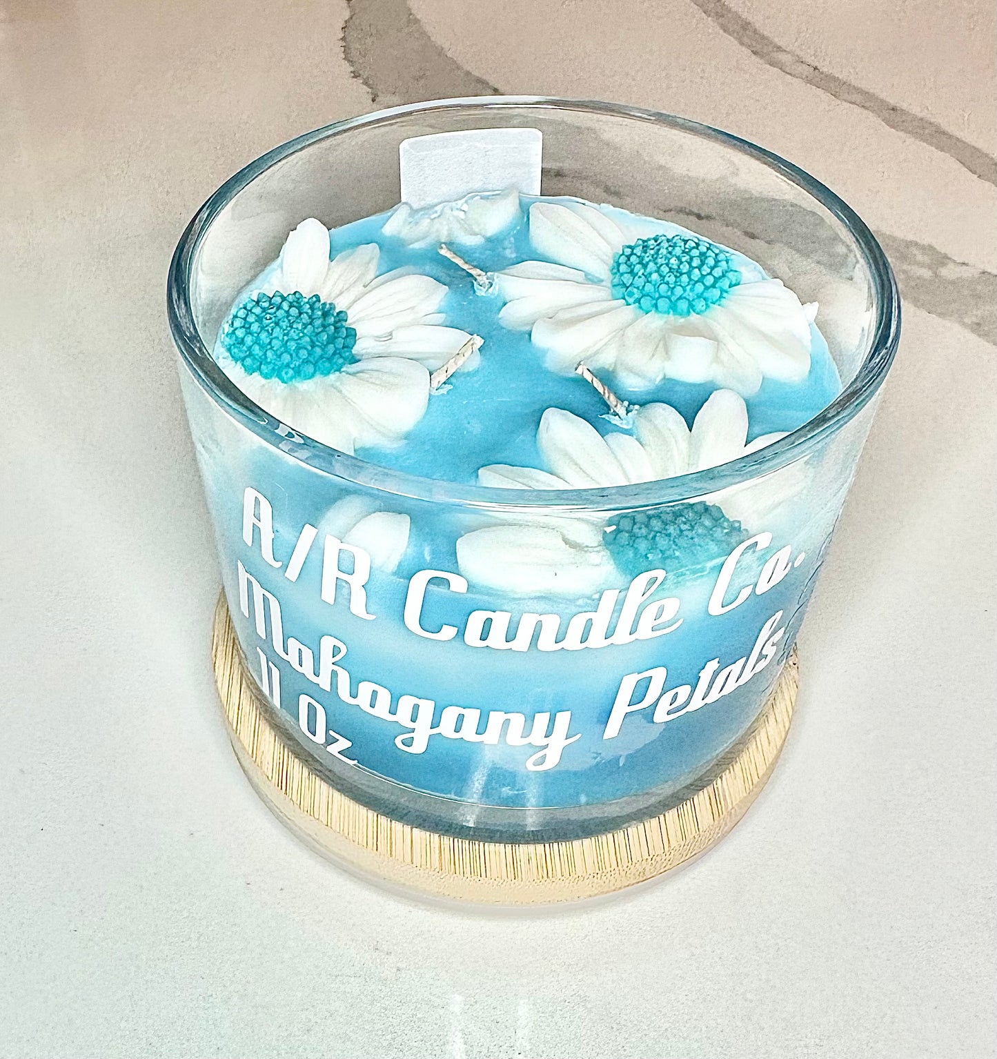 Mahogany Petals Candle - large 11 Oz