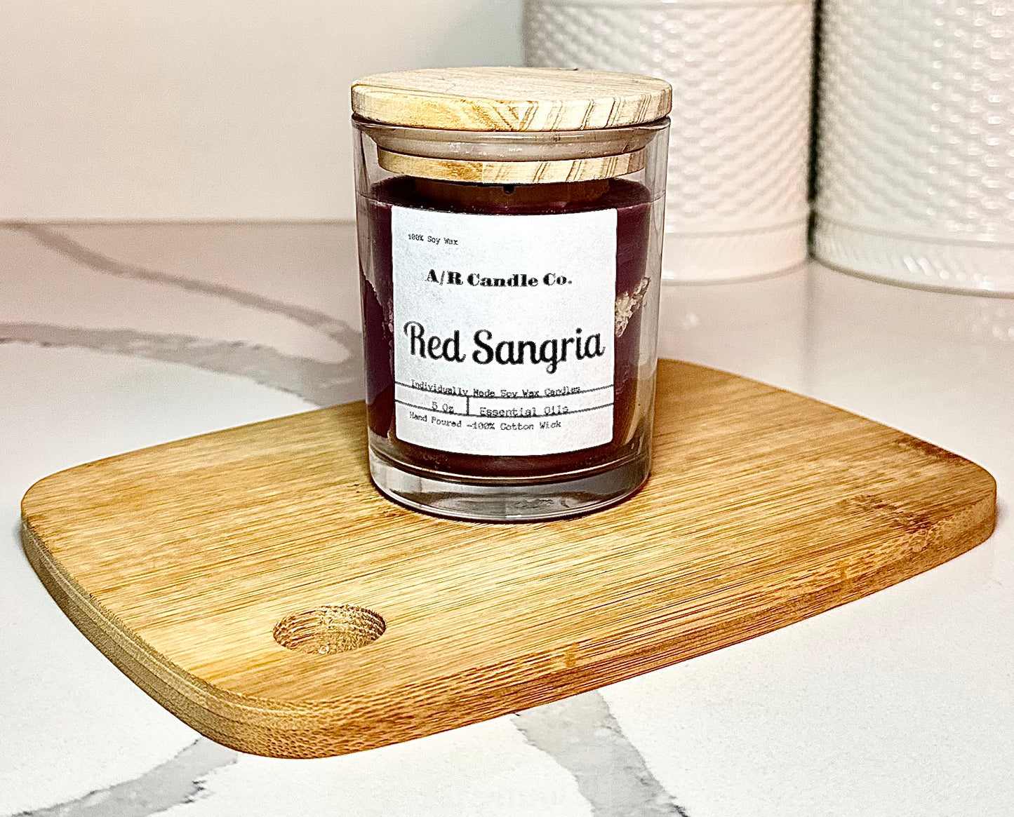 Red Sangria Candle - classic 5 Oz