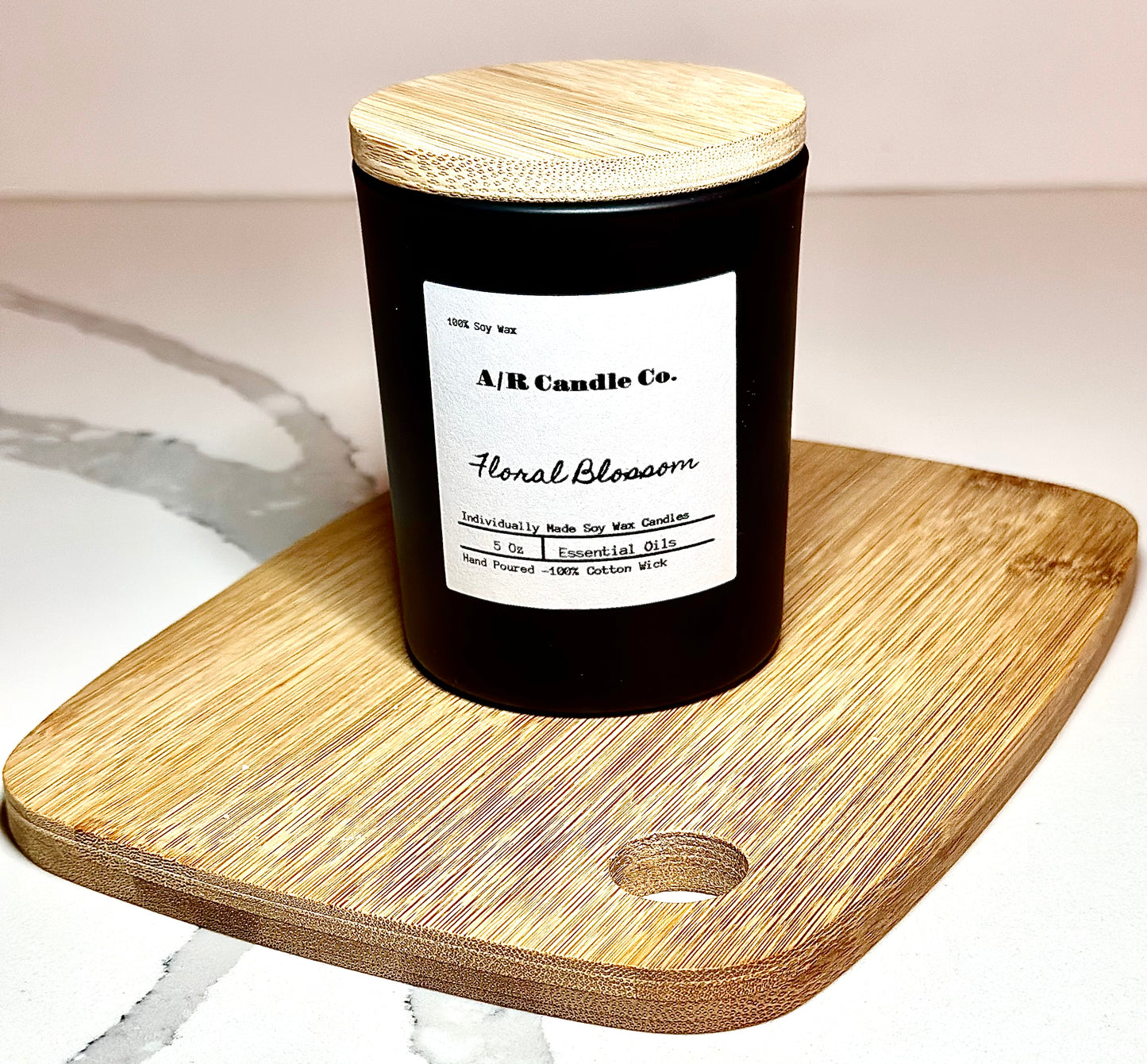 Floral Blossom Candle - classic 5 Oz