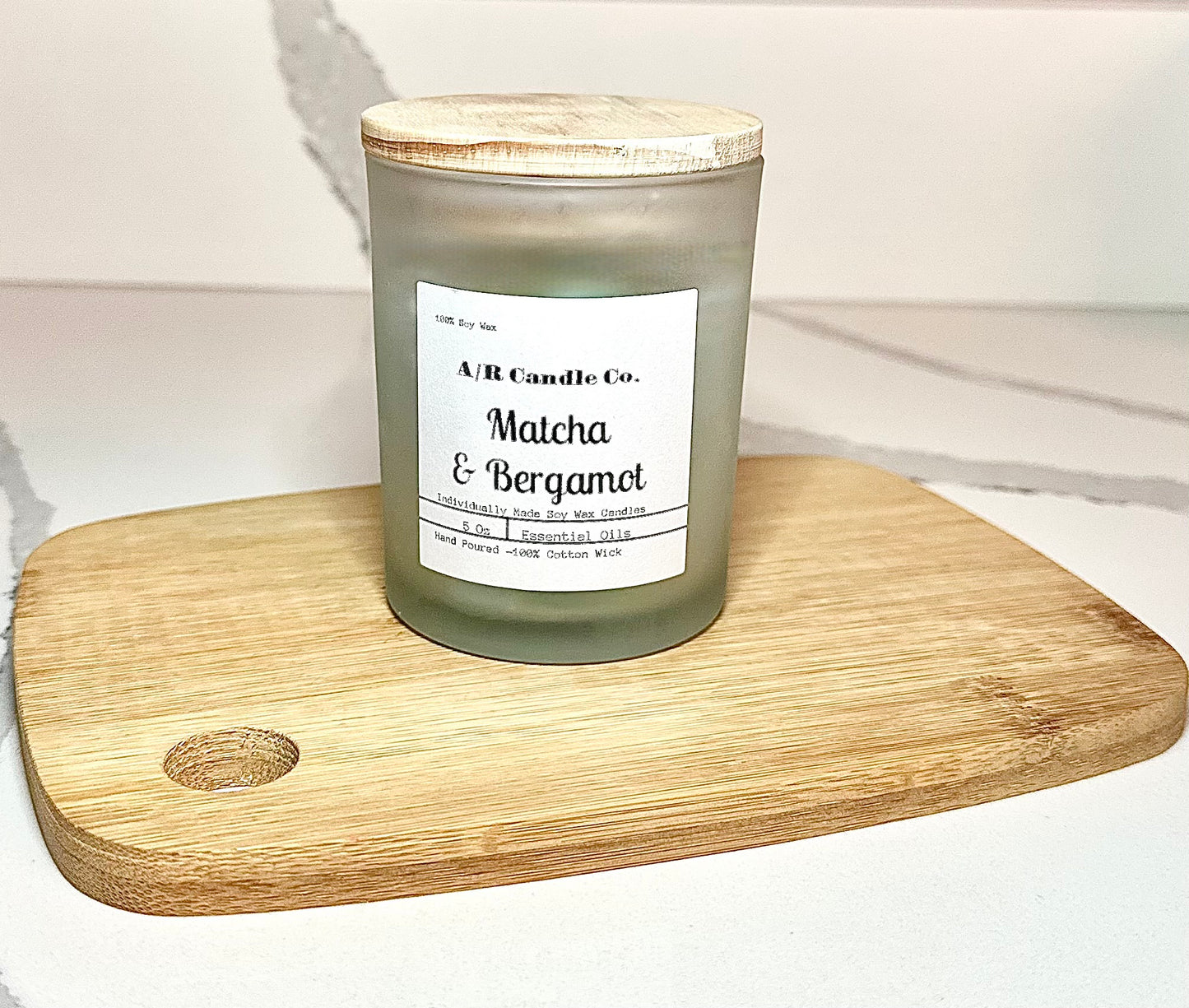 Matcha & Bergamot Candle - classic 5 Oz