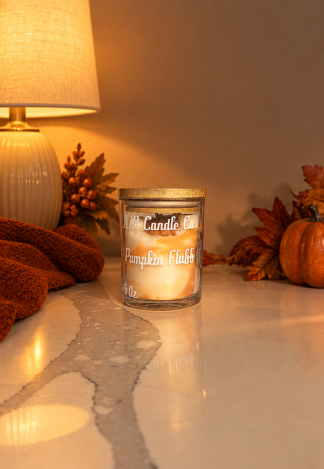 Pumpkin Fluff Candle - Classic 5 Oz Candle