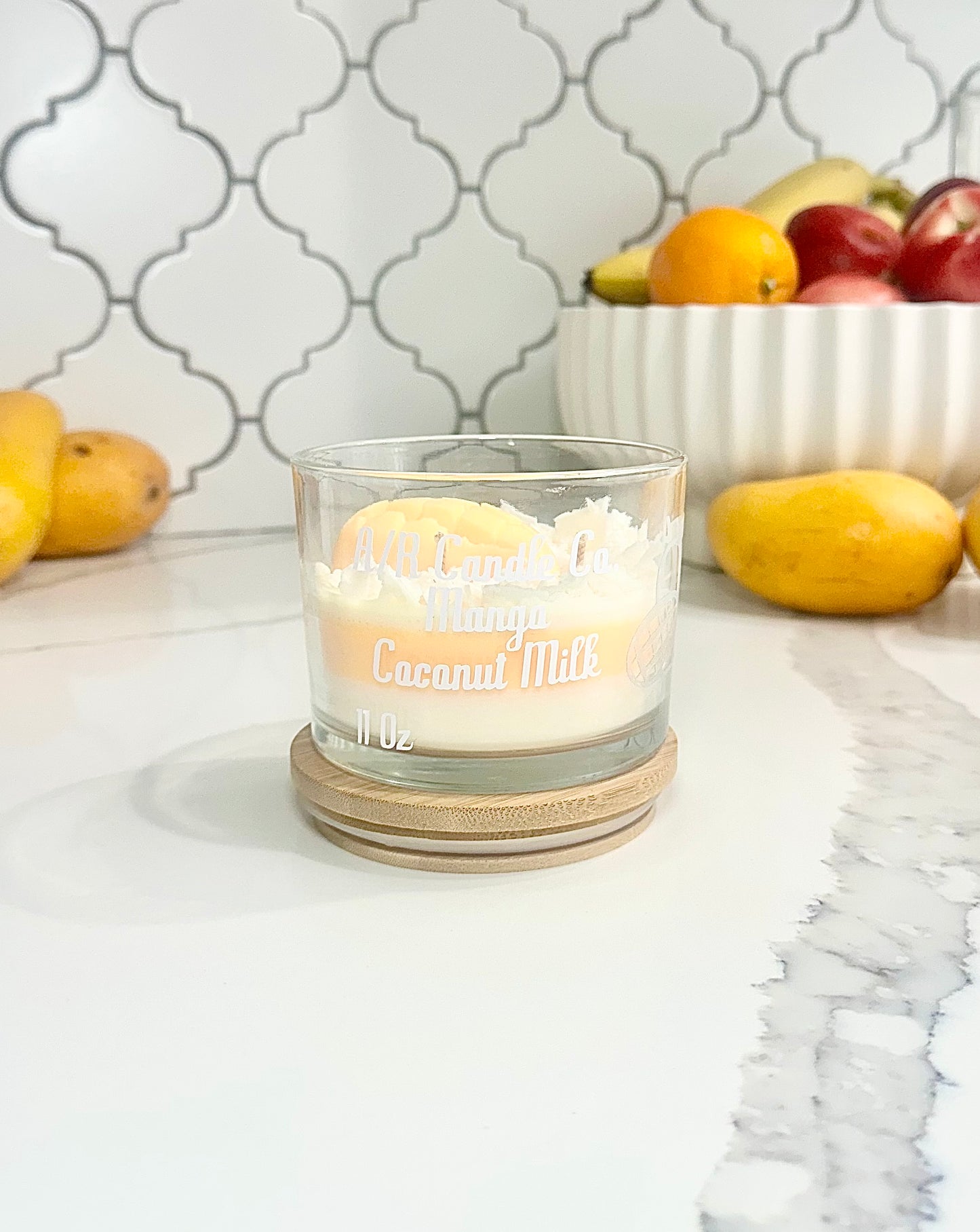Mango & Coconut Milk Candle - Large 11 oz candle