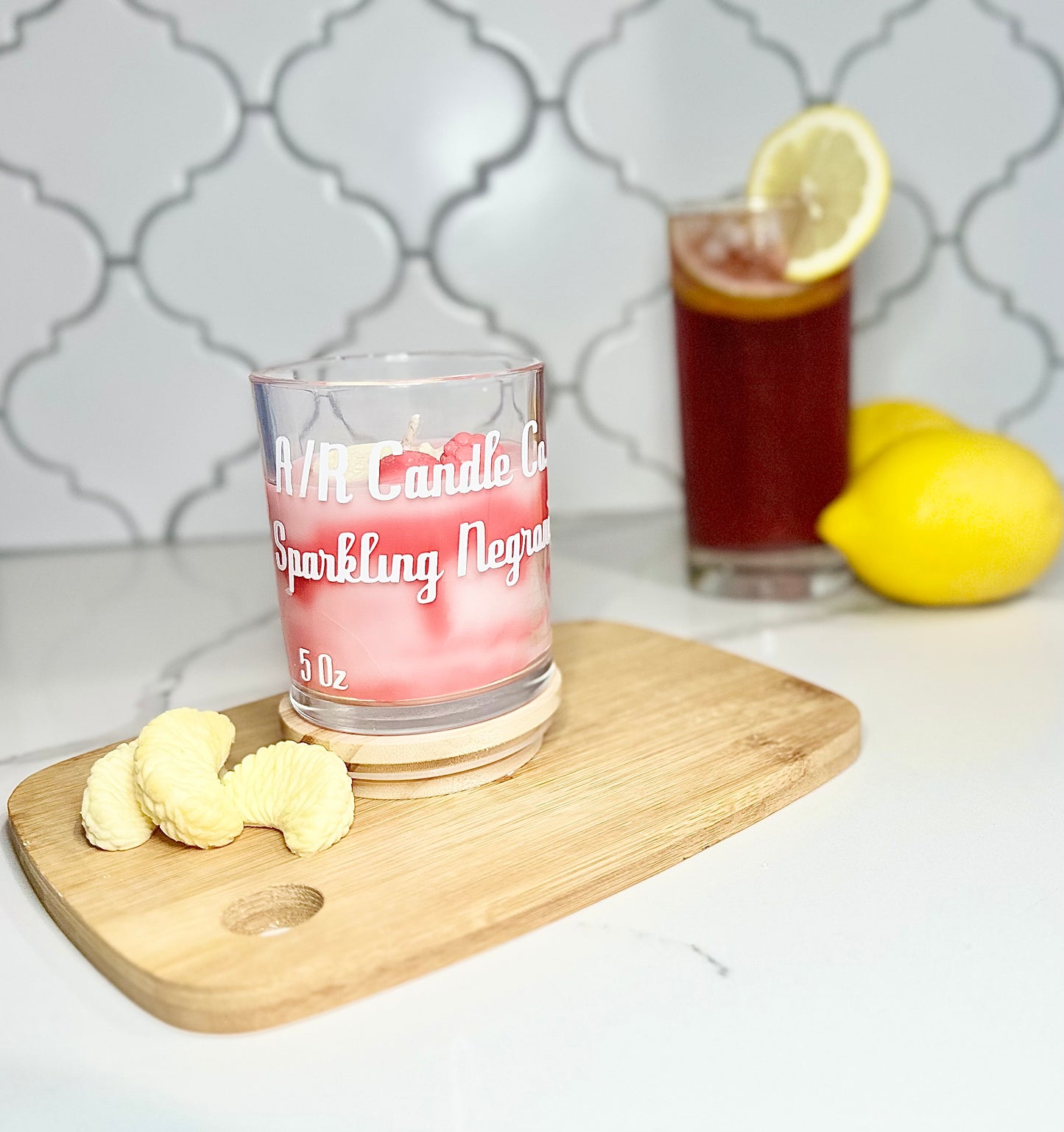 Sparkling Negroni Candle- classic 5 Oz