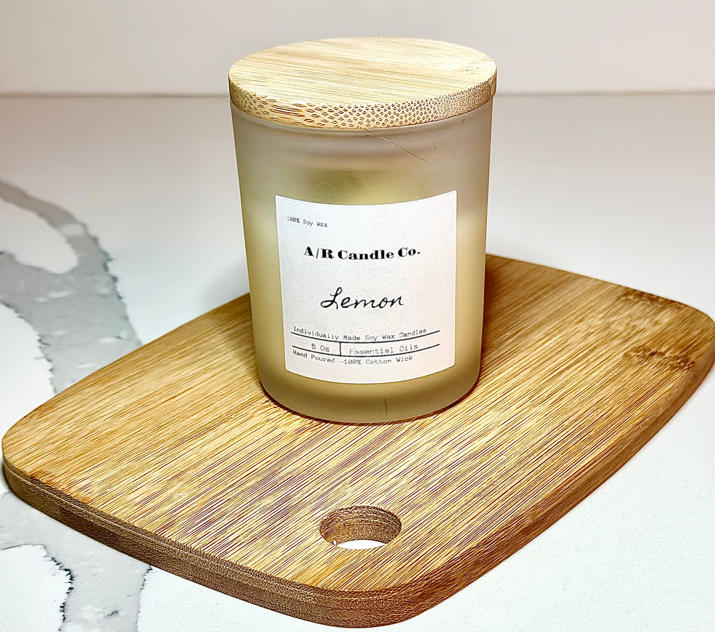 Lemon Candle - classic 5 Oz
