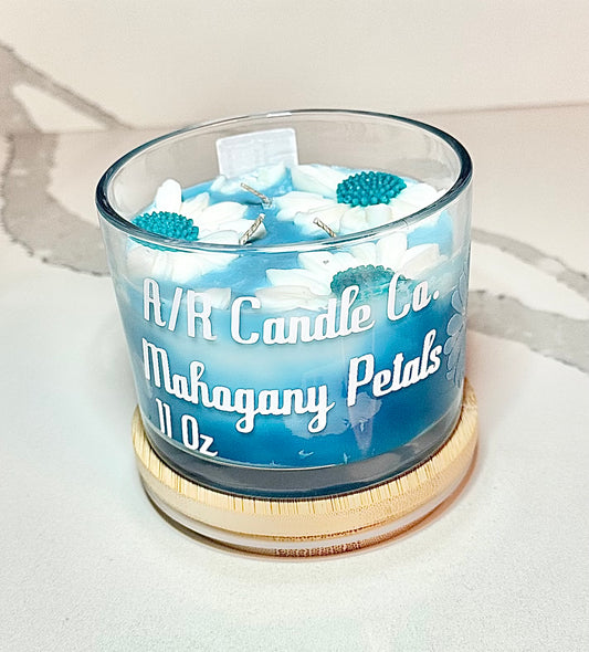 Mahogany Petals Candle - large 11 Oz