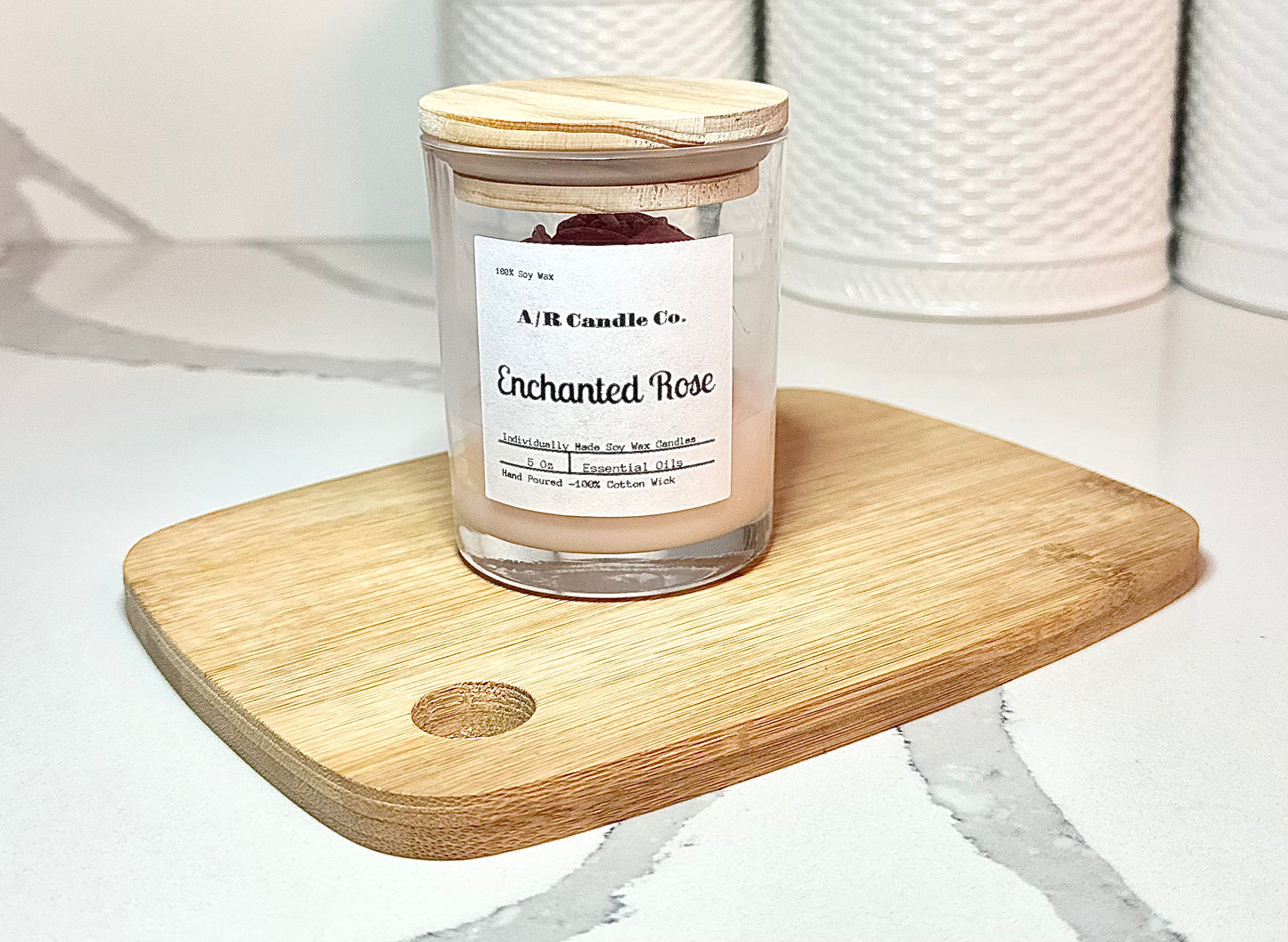 Enchanted Rose Candle - classic 5 Oz